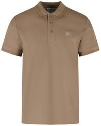 Burberry - 'Eddie Ekd' Cotton Polo Shirt - Lyst