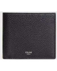Celine - Bi-Fold Leather Wallet - Lyst