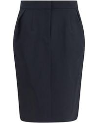 Magda Butrym - Pleated Midi Skirt - Lyst