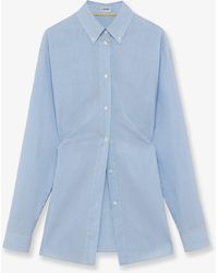 Loewe - Lightweight Wool Striped Shirt - Lyst