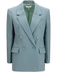Chloé - Double-Breasted Blazer - Lyst