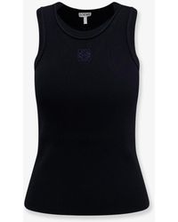 Loewe - Anagram Viscose Tank Top - Lyst