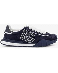 Dolce & Gabbana - Dolce & Gabbana Ny Nylon And Suede Sneakers - Lyst