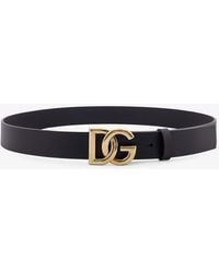 Dolce & Gabbana - Leather Belt - Lyst