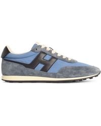 Hogan - Athletic Light Suede Sneakers - Lyst