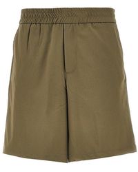 C.9.3 - Viscose-Blend Gabardine Bermuda Shorts - Lyst