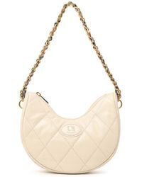 Burberry - 'Horseshoe' Leather Bag - Lyst