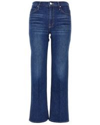 Mother - Stretch Cotton Denim Jeans - Lyst