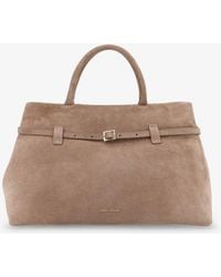 MANU Atelier - Le Cambon 35 Suede Shoulder Bag - Lyst