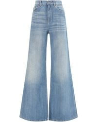 Chloé - Chloé High-Rise Wide-Leg Denim Jeans - Lyst