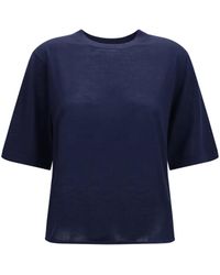 Loulou de Saison - Nala Fine-Knit Cashmere T-Shirt - Lyst