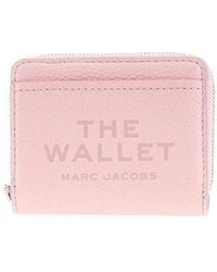 Marc Jacobs - Grained Leather Mini Compact Wallet - Lyst