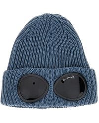 C.P. Company - Wool Beanie Hat With Lenses - Lyst