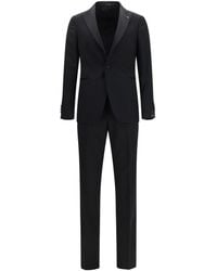 Tagliatore - Single-Breasted Virgin Wool Suit - Lyst