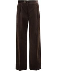Lardini - Velvet Tailored Pants - Lyst