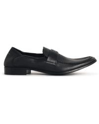 MM6 by Maison Margiela - Swing-Toe Leather Moccasins - Lyst
