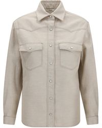 Fendi - Selleria Denim Western Shirt - Lyst
