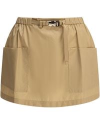 Prada - Re-Nylon Miniskirt - Lyst