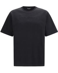 Dolce & Gabbana - Dolce & Gabbana Cotton T-Shirt With Regular Fit - Lyst