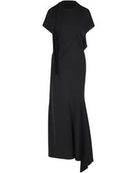 The Attico - Virgin Wool Midi Dress - Lyst