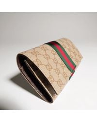 Gucci - Gg Wallet With Web Detail - Lyst