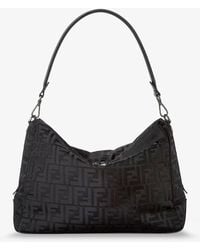 Fendi - Lui Large Ff Nylon Crossbody Bag - Lyst