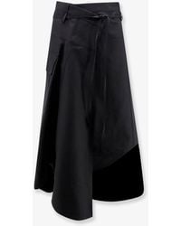 Bottega Veneta - Compact Cotton Canvas Skirt - Lyst