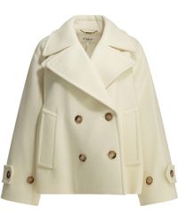 Chloé - Short Wool Coat - Lyst