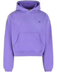 ERL - Boxy Cropped Cotton Sweatshirt - Lyst