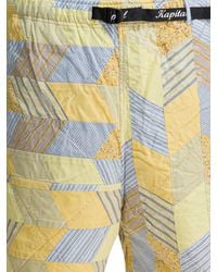 Kapital - Patchwork Quilted Yabane Short - Lyst