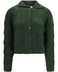 Allude - Cashmere And Silk Sweater With Buttons - Lyst
