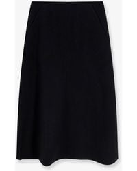R2W - Catran Midi Wool And Cashmere Skirt - Lyst