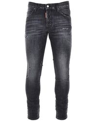 DSquared² - Stretch Denim Skater Jeans - Lyst