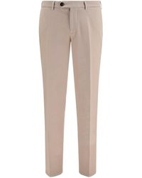Brunello Cucinelli - Dyed Cotton Pants - Lyst