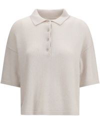 Allude - Polo-Neck Cashmere Sweater - Lyst