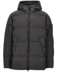 Stone Island - Garment Dyed Crinkle Reps Ny Down Jacket - Lyst