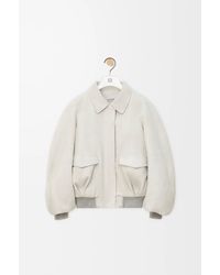 Loewe - Suede Leather Jacket - Lyst