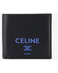 Celine - Leather Bi-Fold Wallet - Lyst
