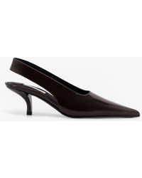 TOTEME - Patent Leather Slingback Pumps - Lyst
