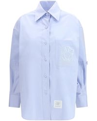 Thom Browne - Oversized Cotton Shirt - Lyst