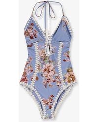 Zimmermann - Awaken Crochet One-Piece Swimsuit - Lyst
