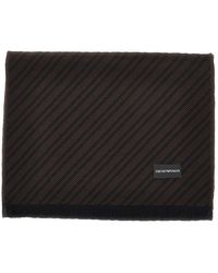 Emporio Armani - Jacquard Viscose Blend Scarf - Lyst