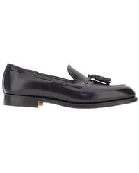 Alden - Leather Loafers With Tassels - Lyst