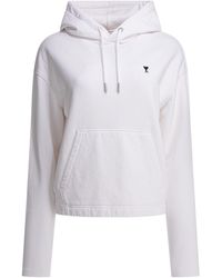Ami Paris - De Coeur Cotton Hoodie - Lyst