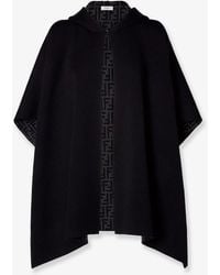 Fendi - Ff Zucca Cashmere Poncho - Lyst