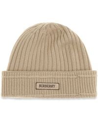 Burberry - Wool Beanie - Lyst