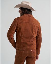 Wrangler - Bell Regular Suede 11Mjz Jacket - Lyst