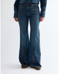 Wrangler - 70S Western Flare Jean Size 24 X32 - Lyst