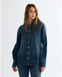 Wrangler - Regular Western Yoke Shirt - Lyst