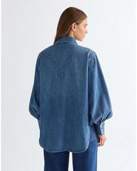 Wrangler - Relaxed Lightweight Exaggerated Western Shirt - Lyst